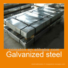 zéro paillette galvanisés tôles d’acier pour les matériaux de construction